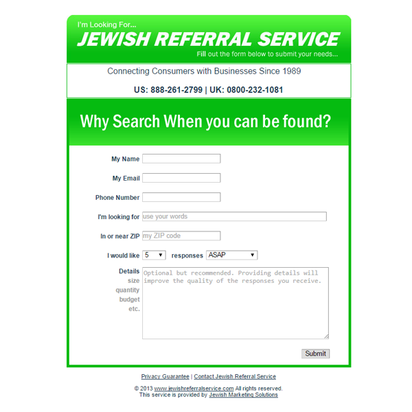 Jewish Referral Service